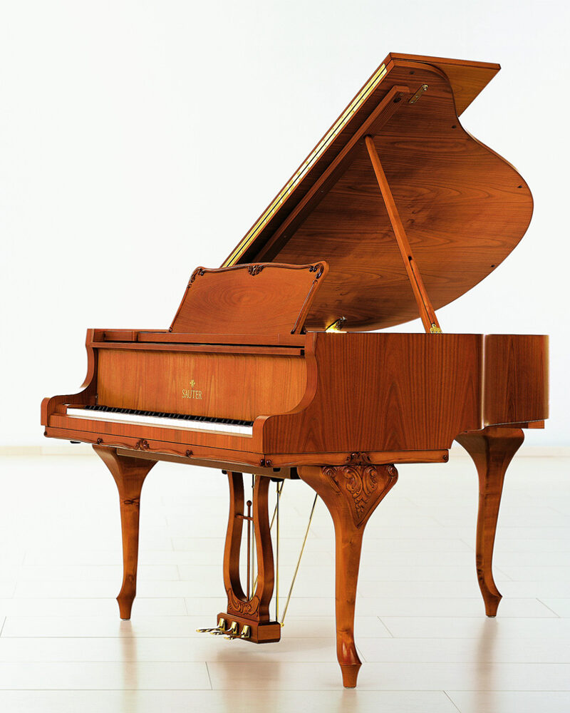 SAUTER Chippendale 160/185 Grand Piano (CHERRY SATINED)