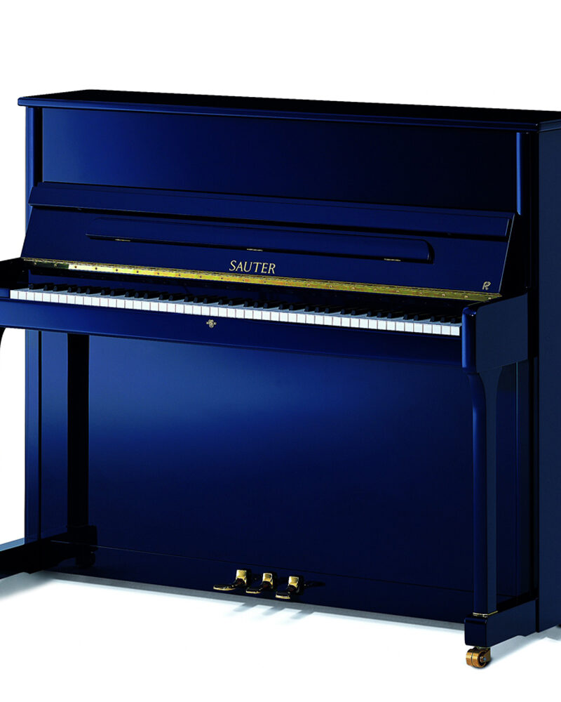 Sauter Ragazza 122 Upright Piano (Steel Blue Polished)