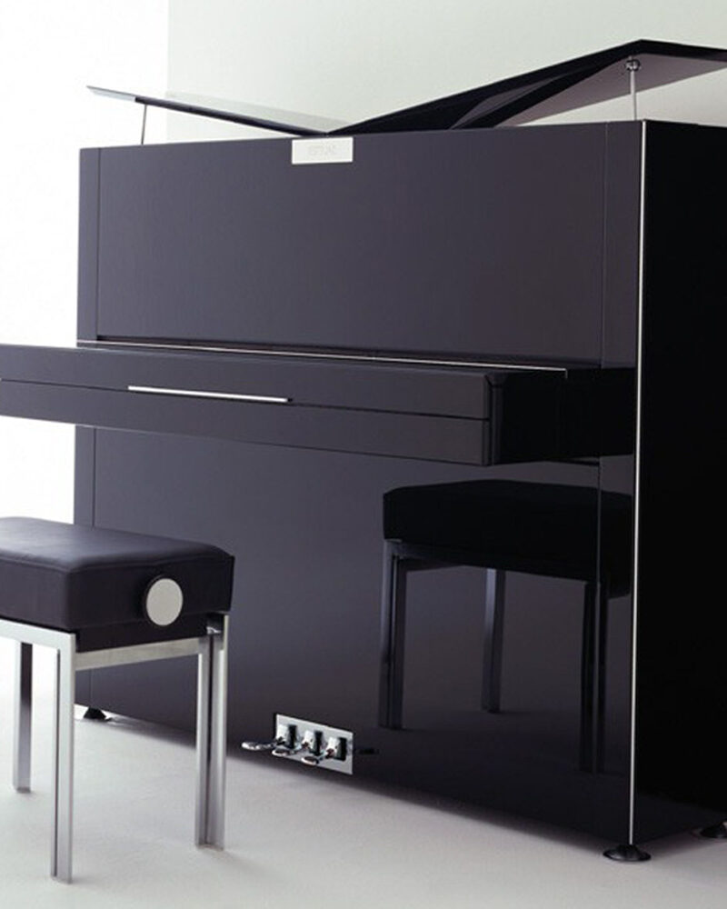 SAUTER Pure Noble 122 Upright Piano (Black Polished)