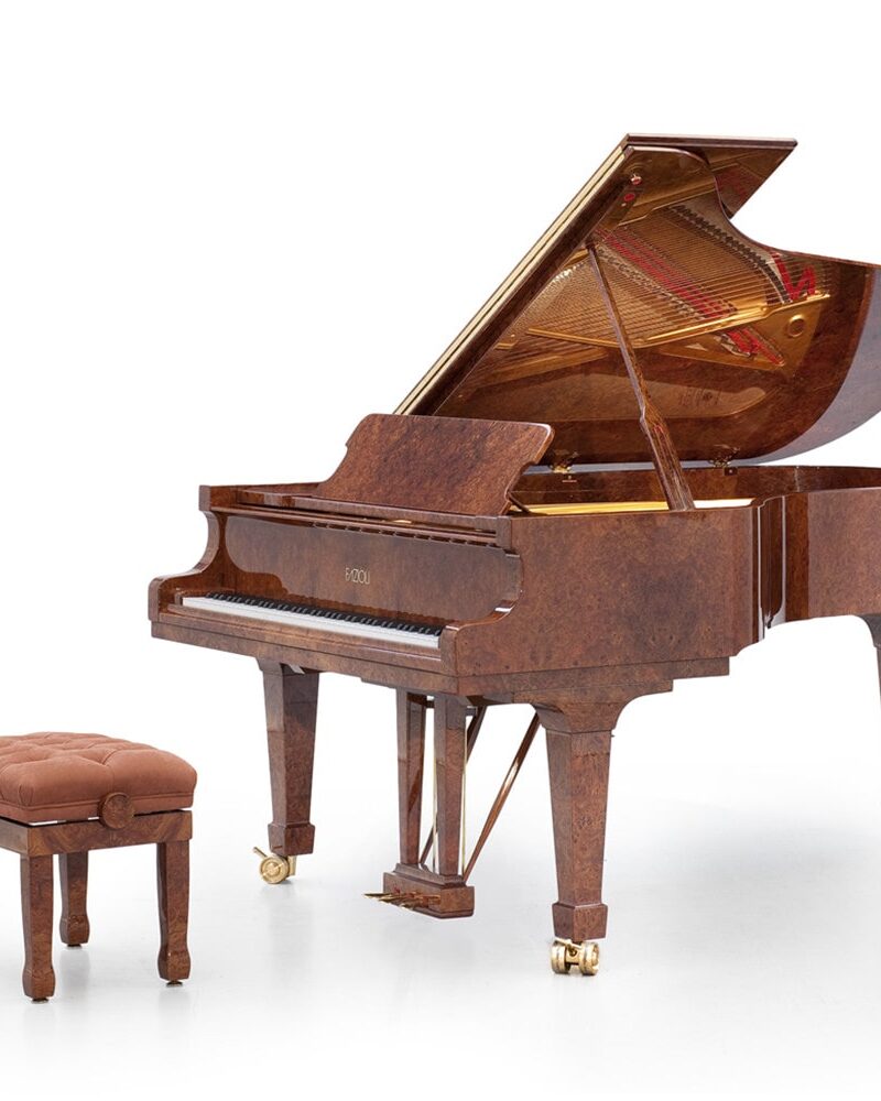 Fazioli Red Elm Brier Grand Piano