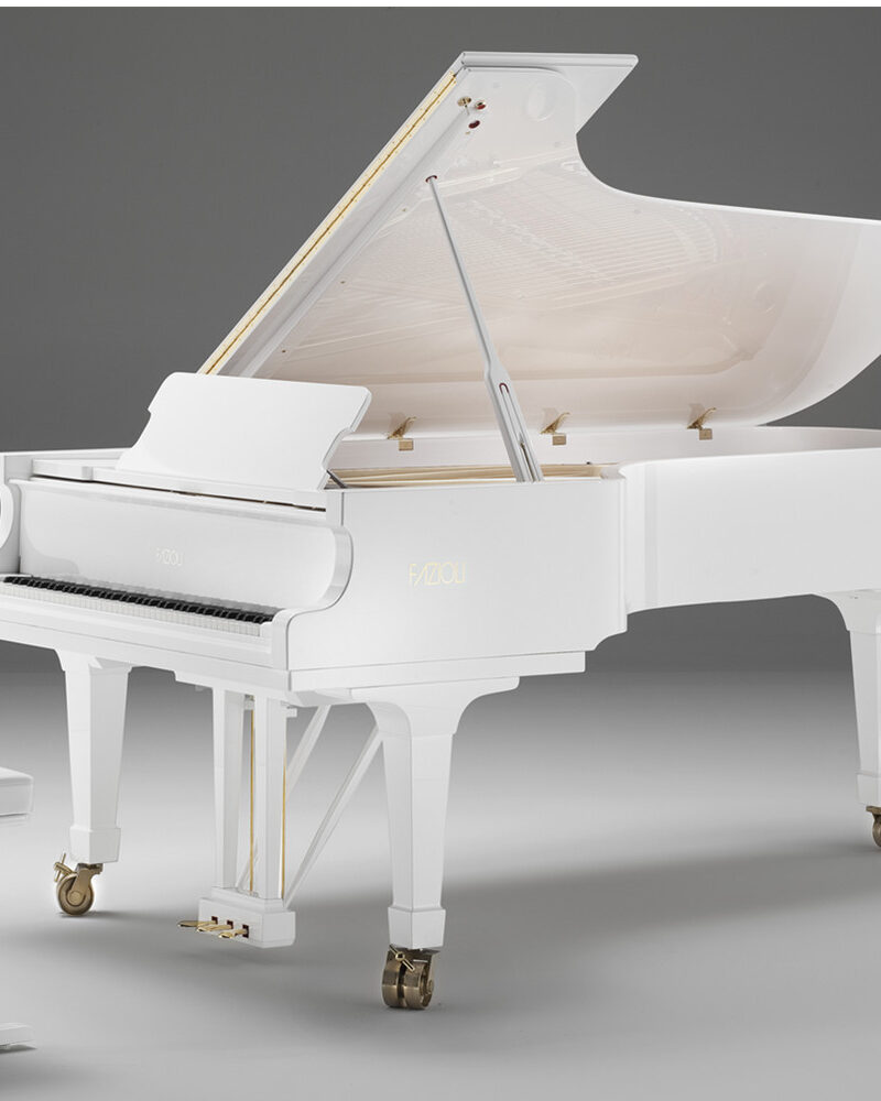 Fazioli F278 Grand Piano (White)