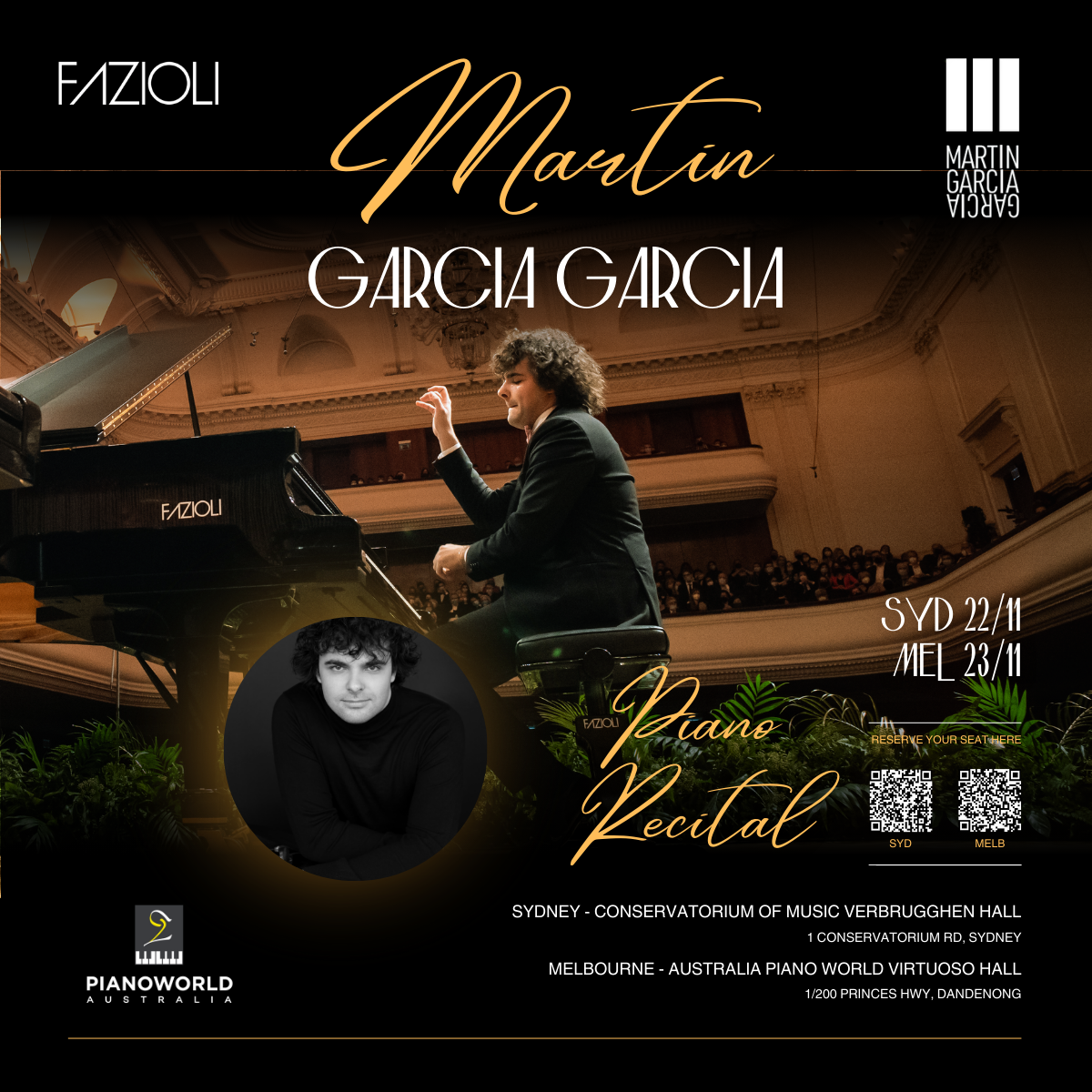 Martin García García’s Australian Piano Debut